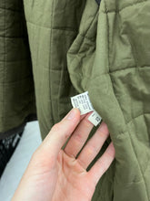 Load image into Gallery viewer, 2000s Mandarina Duck Green Metallic Hooded Matrix Jacket - Size XL