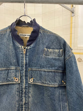 Load image into Gallery viewer, 1980s Katharine Hamnett Padded Denim Cargo Jacket - Size OS