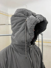 Load image into Gallery viewer, 1990s Issey Miyake Hooded Puffer Coat with Embroidered Sleeves - Size L