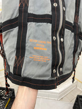 Load image into Gallery viewer, 1980s Diesel Grey Protective Shark Vest with Trim - Size L