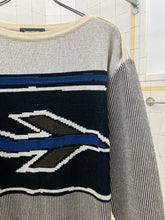 Load image into Gallery viewer, 1980s Issey Miyake Airplane Intarsia Knit Sweater - Size M