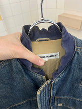Load image into Gallery viewer, 1980s Katharine Hamnett Padded Denim Cargo Jacket - Size OS