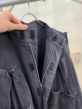 Load image into Gallery viewer, 1980s Katharine Hamnett Wide Faded Black Cargo Jacket - SIze OS