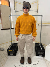 Load image into Gallery viewer, 1980s Marithe Francois Girbaud Light Khaki Pleated Trousers with Ankle Pockets - Size S