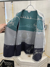 Load image into Gallery viewer, 1980s Marithe Francois Girbaud x Maillaparty Oversized Graphic Intarsia Knit Zipper Sweater - Size L