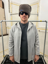 Load image into Gallery viewer, Late 1990s Mandarina Duck Light Grey Egg Cell Hooded Jacket - Size S