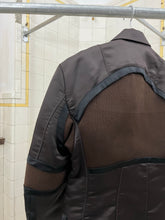 Load image into Gallery viewer, ss1996 Issey Miyake Brown Nylon Futuristic Blazer with Ribbed Panels - Size L