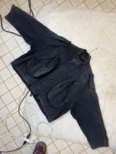 Load image into Gallery viewer, 1980s Katharine Hamnett Wide Faded Black Cargo Jacket - SIze OS