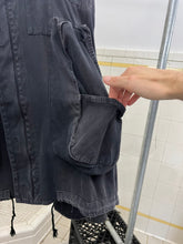 Load image into Gallery viewer, 1980s Katharine Hamnett Wide Faded Black Cargo Jacket - SIze OS