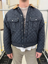 Load image into Gallery viewer, 1990s Armani Quilted Nylon Trucker Jacket - Size L