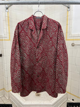 Load image into Gallery viewer, 1980s Issey Miyake Lapel Collared Shirt with Spiral Snake Graphic - Size M