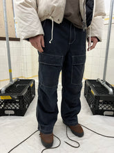 Load image into Gallery viewer, ss2007 Issey Miyake Washed Dark Blue Cargos with Contrast Stitching - Size M