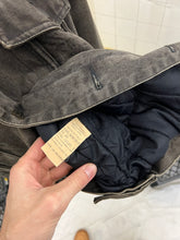 Load image into Gallery viewer, 1990s Armani Faded Padded Denim Trucker Jacket - Size L