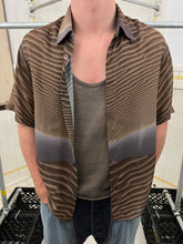 Load image into Gallery viewer, 1990s Armani Graphic Sheer Shirt - Size M