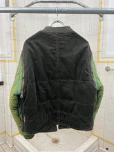 Load image into Gallery viewer, 1990s Armani Modular Hunting Jacket with Green Corduroy Base and Quilted Nylon Sleeves - Size L