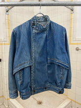 Load image into Gallery viewer, 1980s Marithe Francois Girbaud Light Wash Double Closure Denim Jacket - Size M