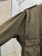 Load image into Gallery viewer, 1980s Marithe Francois Girbaud Dark Khaki Pleated Shoulder Detail and Massive Front Gusset Pockets - Size L