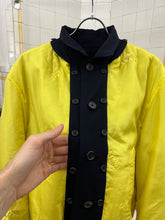 Load image into Gallery viewer, ss1993 Yohji Yamamoto Reversible Blouson with Yellow Lining and Embroidery - Size M