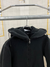 Load image into Gallery viewer, 1990s Vexed Generation Black Ninja Hooded Fleece Jacket - Size XL