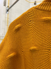 Load image into Gallery viewer, 1980s Issey Miyake Yellow 3D Knit Sweater - Size M