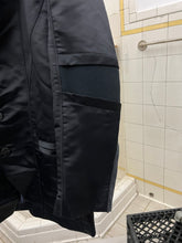 Load image into Gallery viewer, ss1996 Issey Miyake Black Nylon Futuristic Blazer with Ribbed Panels - Size L