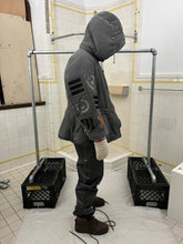 Load image into Gallery viewer, 1990s Issey Miyake Hooded Puffer Coat with Embroidered Sleeves - Size L