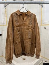 Load image into Gallery viewer, 1980s Diesel Acid-Washed Quarter Button Pullover - Size XL