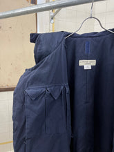 Load image into Gallery viewer, 1980s Katharine Hamnett Padded Canvas Double Breasted Parka with Packable Hood - Size OS