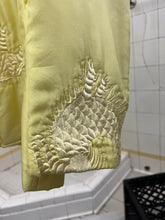 Load image into Gallery viewer, ss1993 Yohji Yamamoto Yellow Silk Embroidered Dragon Jacket - Size XL