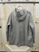 Load image into Gallery viewer, Late 1990s Mandarina Duck Light Grey Egg Cell Hooded Jacket - Size S