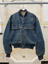 Load image into Gallery viewer, 1980s Katharine Hamnett Padded Denim Cargo Jacket - Size OS