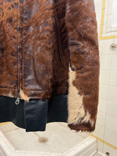 Load image into Gallery viewer, aw2002 Yohji Yamamoto Calf Skin Fur Rider Jacket - Size M 