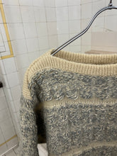 Load image into Gallery viewer, 1980s Issey Miyake Loose Gauge Wide Boatneck Sweater - Size M