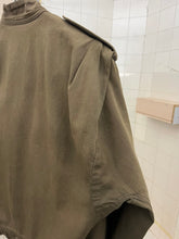 Load image into Gallery viewer, 1980s Marithe Francois Girbaud Dark Khaki Pleated Shoulder Detail and Massive Front Gusset Pockets - Size L