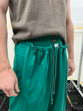 Load image into Gallery viewer, 1980s Marithe Francois Girbaud x Closed Emerald Green Double Waistband Trousers with Drawstrings - Size M