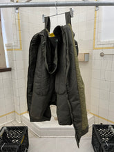 Load image into Gallery viewer, 2000s Mandarina Duck Green Metallic Hooded Matrix Jacket - Size XL