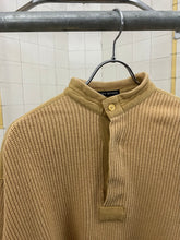Load image into Gallery viewer, 1990s Issey Miyake Quarter Button Sweater with Twill Trim - Size M
