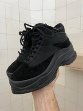 Load image into Gallery viewer, ss1998 Issey Miyake Futuristic Black Platform High Trainers - Size 6 US (22.5cm)