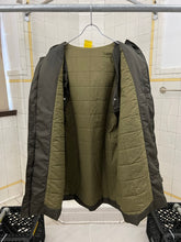 Load image into Gallery viewer, 2000s Mandarina Duck Green Metallic Hooded Matrix Jacket - Size XL