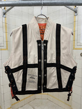 Load image into Gallery viewer, 1980s Diesel Beige Protective Shark Vest with Trim - Size M