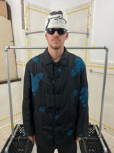 Load image into Gallery viewer, ss1993 Yohji Yamamoto Blue Silk Embroidered Elephant Jacket - Size XL