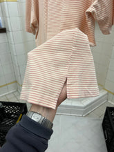 Load image into Gallery viewer, 1990s World Wide Web Sample Striped Salmon Polo Shirt - Size L