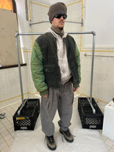 Load image into Gallery viewer, 1990s Armani Modular Hunting Jacket with Green Corduroy Base and Quilted Nylon Sleeves - Size L