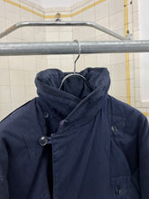 Load image into Gallery viewer, 1980s Katharine Hamnett Padded Canvas Double Breasted Parka with Packable Hood - Size OS