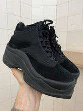 Load image into Gallery viewer, ss1998 Issey Miyake Futuristic Black Platform High Trainers - Size 7 US (23.5cm)