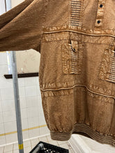 Load image into Gallery viewer, 1980s Diesel Acid-Washed Quarter Button Pullover - Size XL
