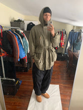Load image into Gallery viewer, 1990s Katharine Hamnett Khaki Silk Military Parka - Size XL