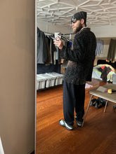 Load image into Gallery viewer, aw1993 Comme des Garcons Homme Plus Pleated Pinstripe Trousers with Bleach Dipped Hems - Size L
