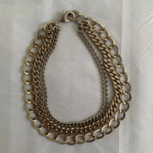 Load image into Gallery viewer, 2000s Helmut Lang Triple Layered Chain Necklace - Size OS