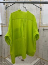 Load image into Gallery viewer, ss1995 Issey Miyake Oversized Mandarin Collar Neon Shirt - Size XL